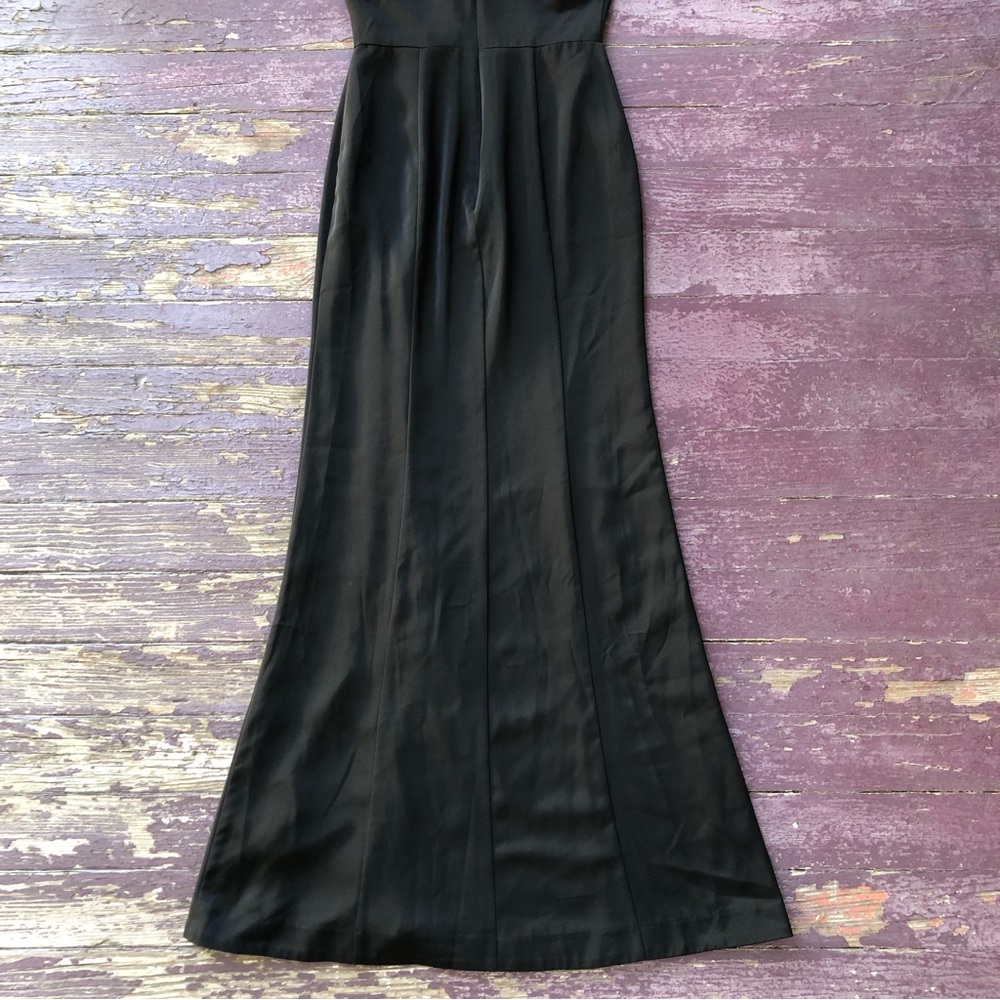 NBD Black Maxi Dress with Twist Front - Picture 8 of 12